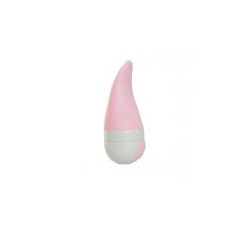   Kawaii 0 Rechargeable Clitoral Stimulator- White/Pink  